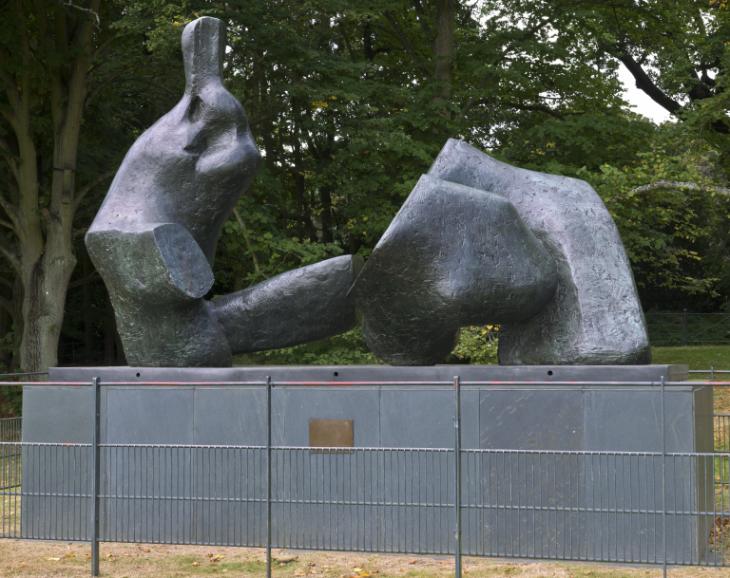 Henry Moore OM, CH, 'Two Piece Reclining Figure No.5' 1963-4, cast date ...