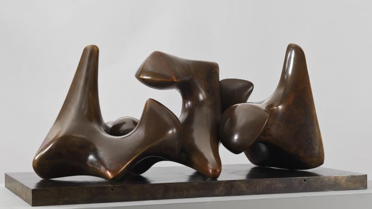 Henry Moore OM, CH, ‘Working Model for Three Piece No.3: Vertebrae’ 1968, cast c.1968