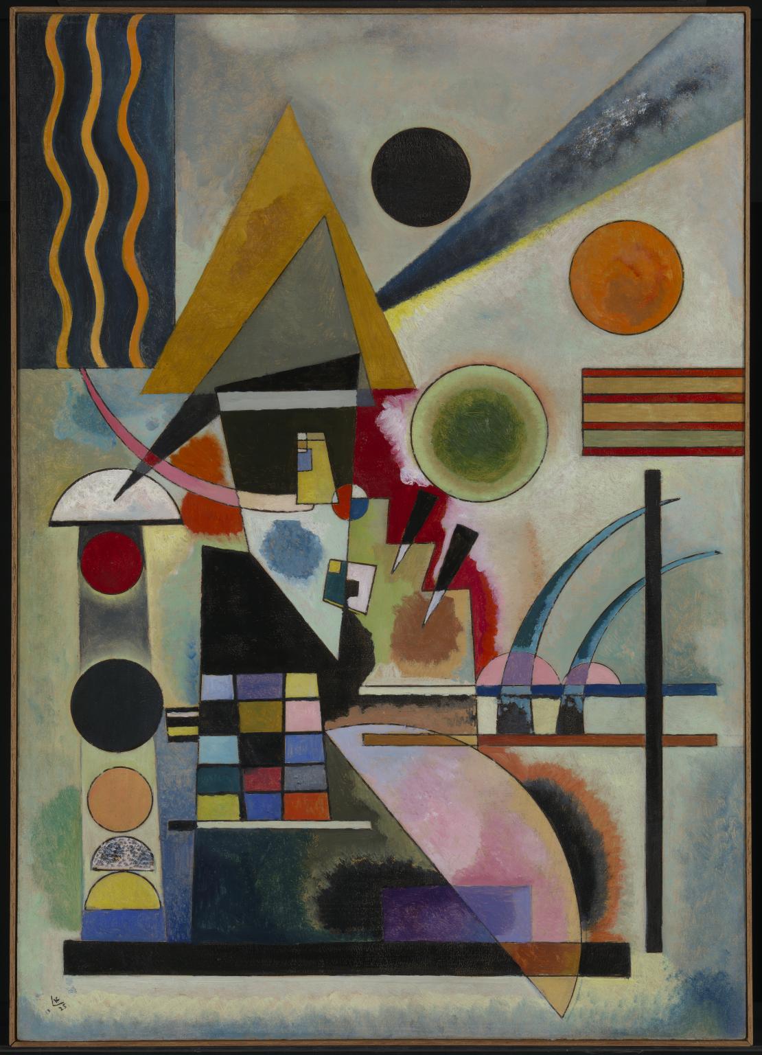 Space still life abstract by artist Wassily Kandinsky
