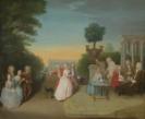 Philip Mercier, ‘The Schutz Family and their Friends on a Terrace’ 1725