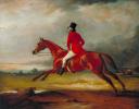 John Ferneley I, ‘Major Healey, Wearing Raby Hunt Uniform, Riding with the Sedgefield Hunt’ c.1833