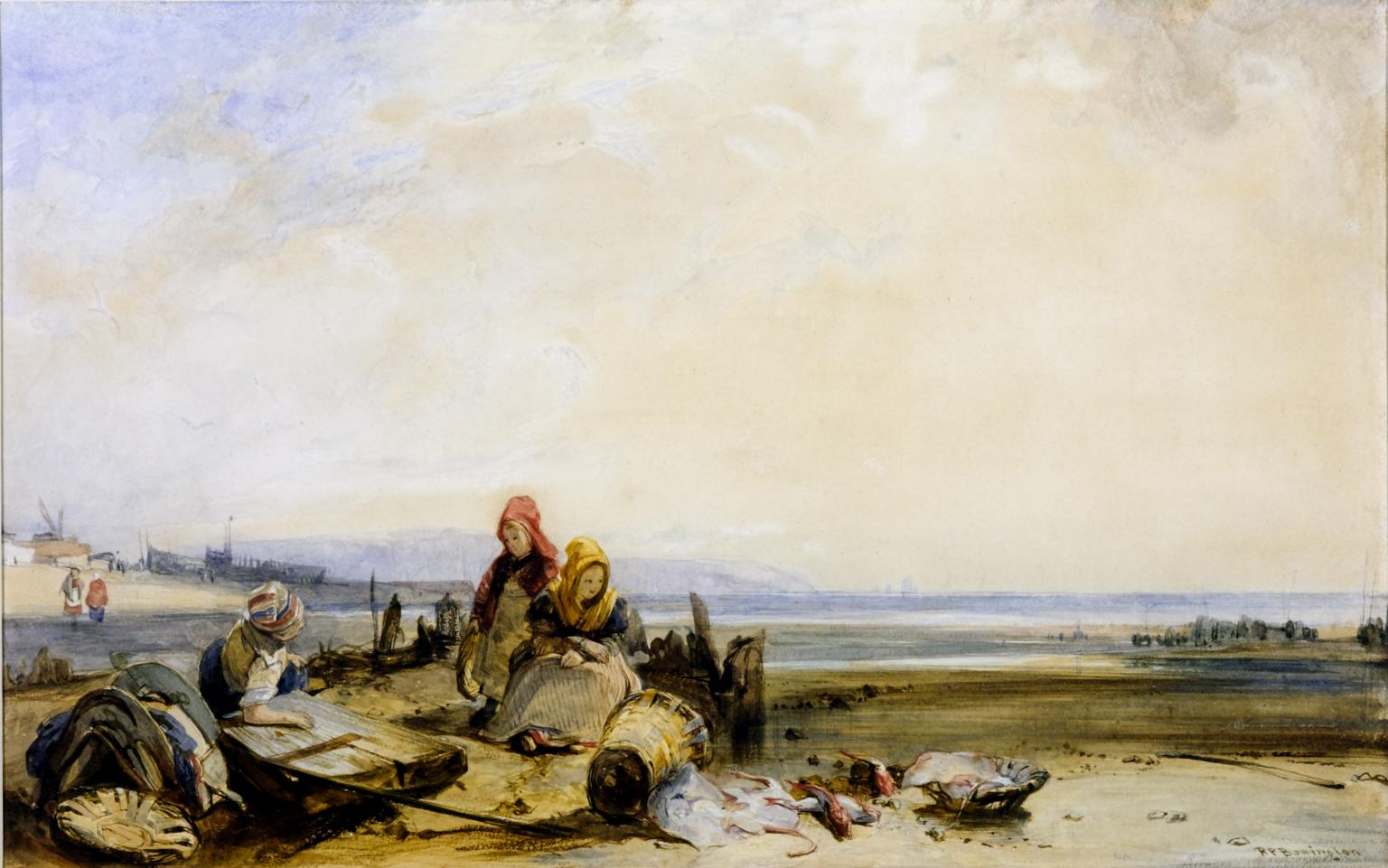 Richard Parkes Bonington: Seapiece: Off the French Coast Picture