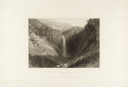 ‘Hardraw Fall’, after Joseph Mallord William Turner, 1818 | Tate