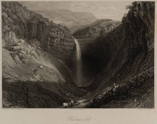 ‘Hardraw Fall’, after Joseph Mallord William Turner, 1818 | Tate