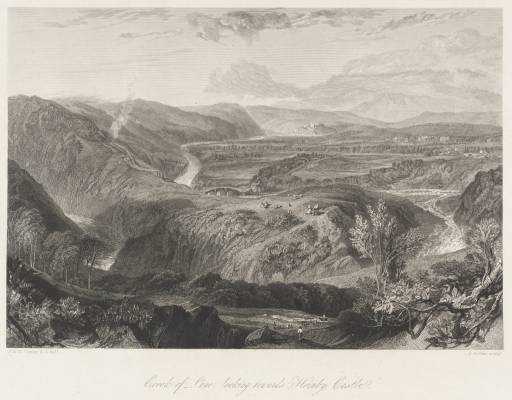 ‘Crook of Lune Looking towards Hornby Castle’, after Joseph Mallord ...