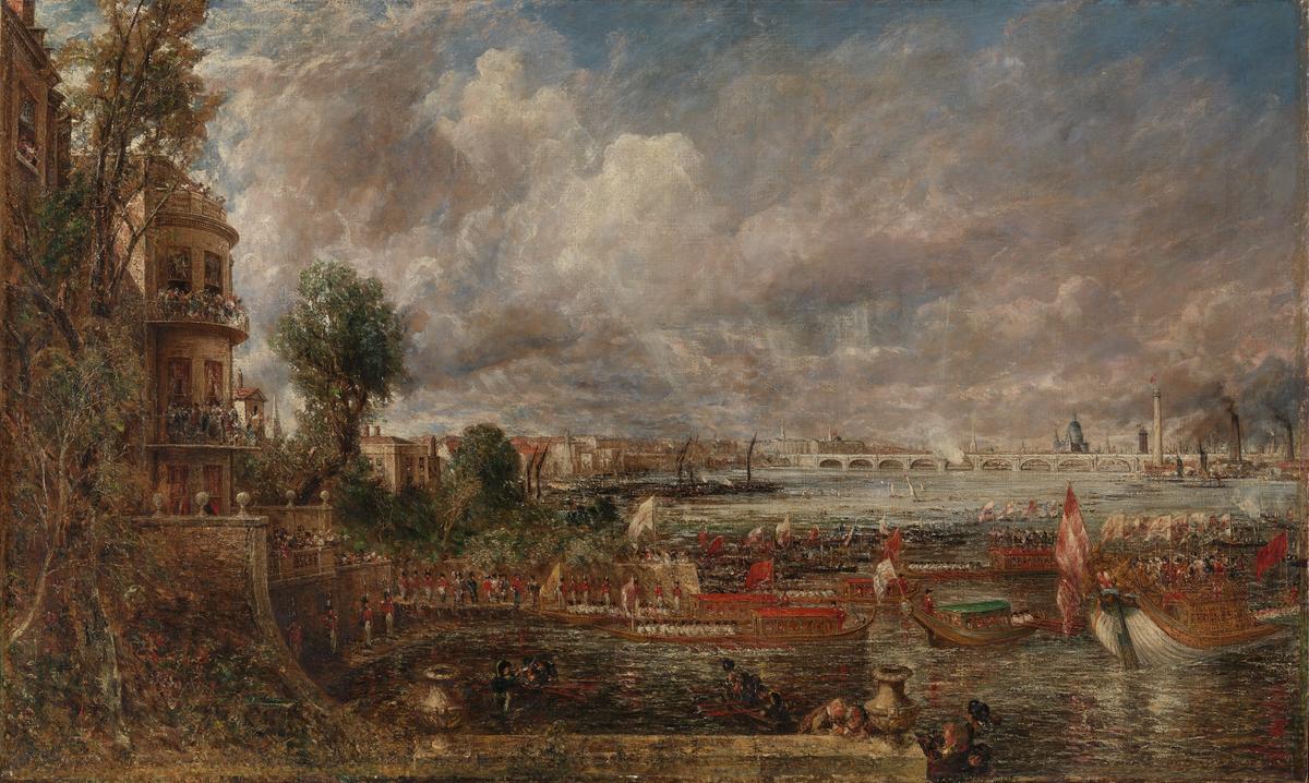 T04904: The Opening of Waterloo Bridge (‘Whitehall Stairs, June 18th, 1817’)