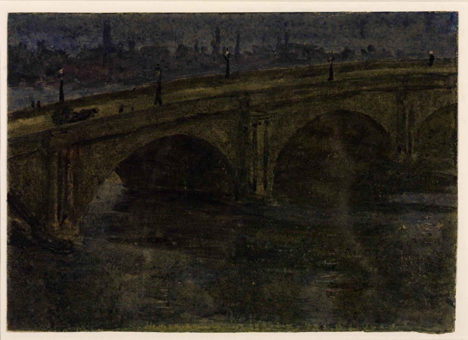 Blackfriars Bridge: Moonlight Sketch