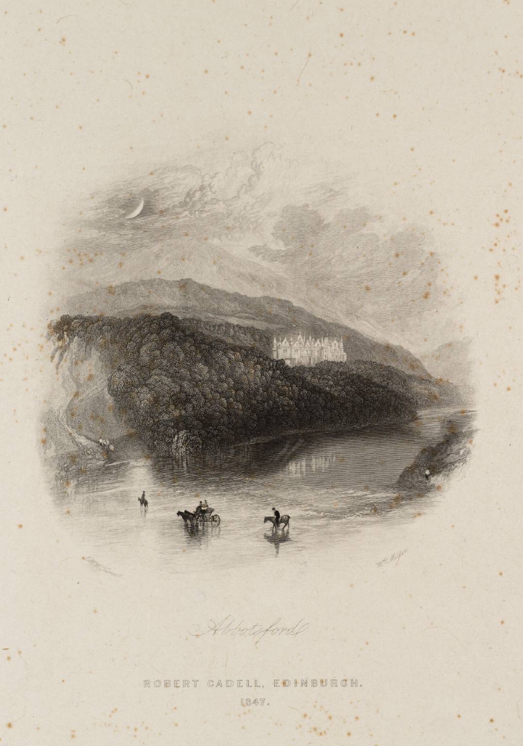 Abbotsford, from ‘Scott’s Poetical Works’ (Library Edition)