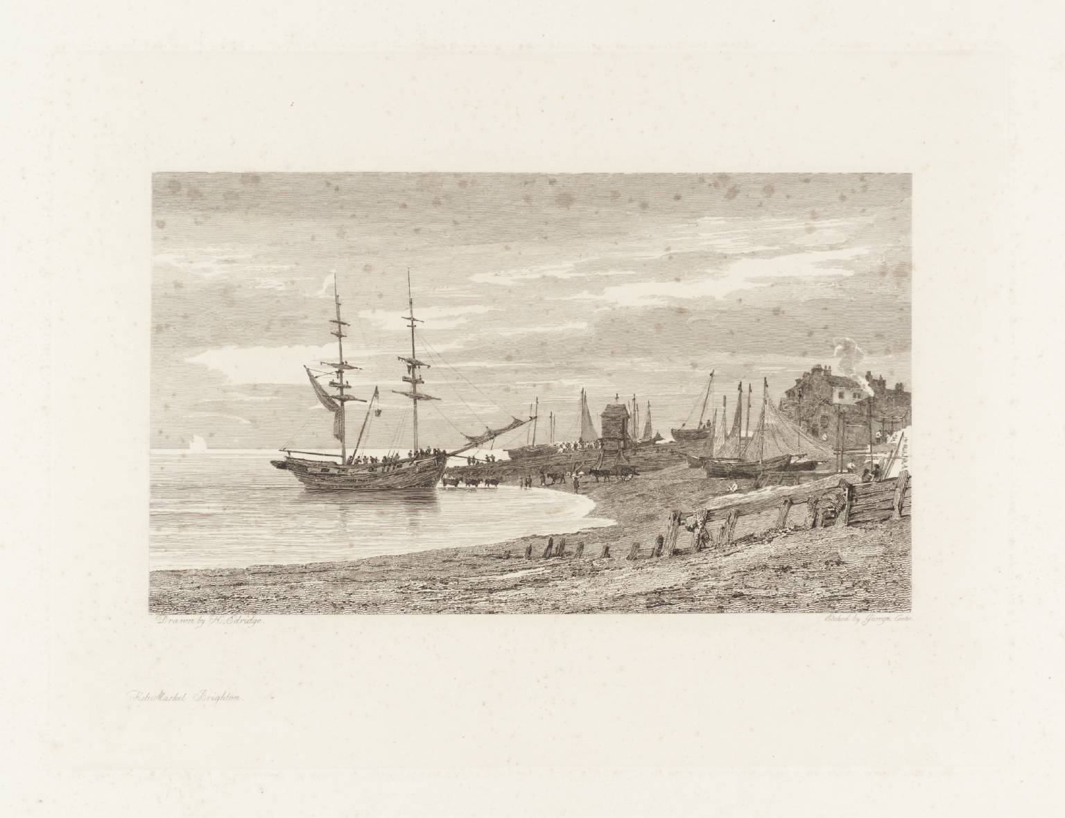 The Beach at Brighton, Sussex