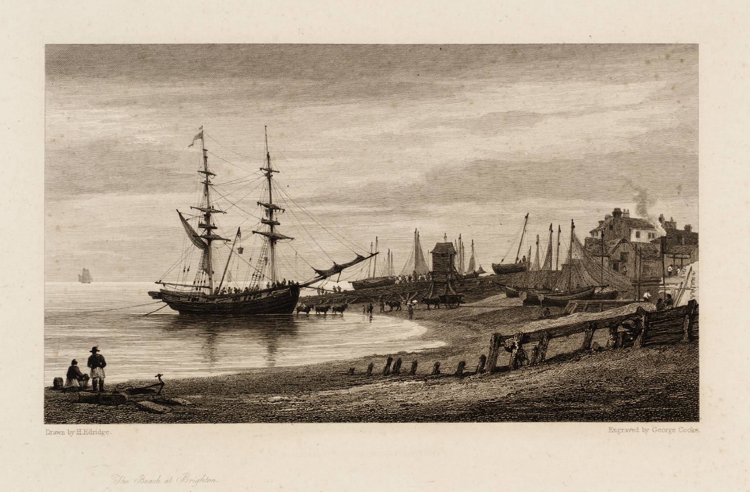 The Beach at Brighton, Sussex