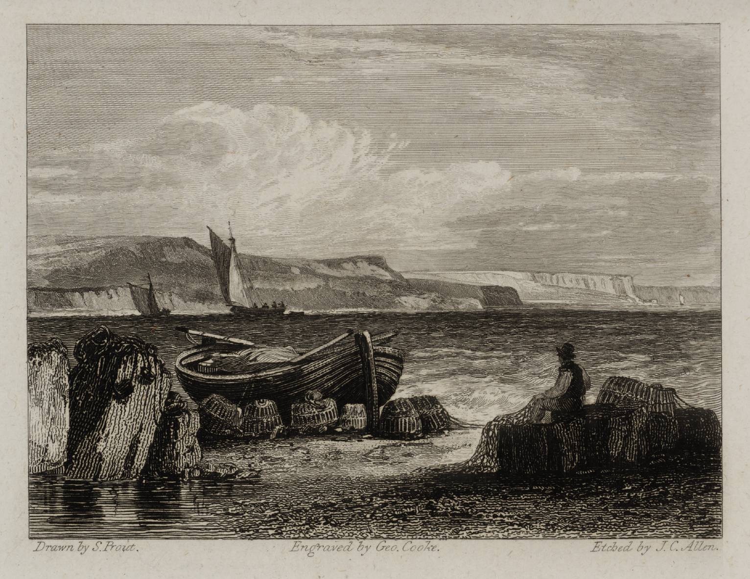 Lulworth Cliffs, Dorsetshire