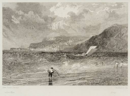 ‘Lyme Regis’, after Joseph Mallord William Turner, 1814 | Tate