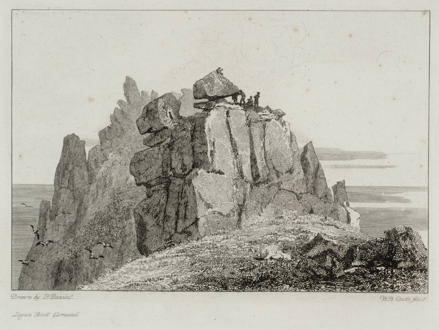 The Logan Rock, Cornwall