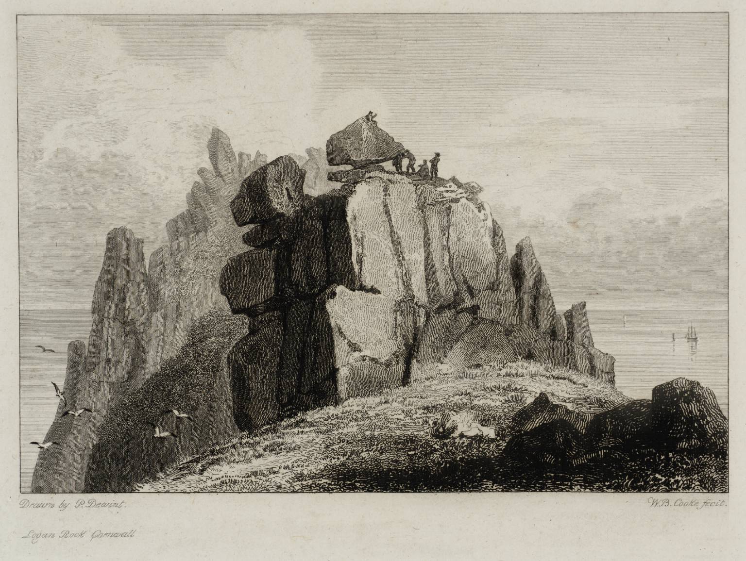 The Logan Rock, Cornwall