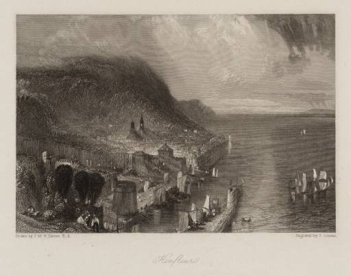 ‘Honfleur’, after Joseph Mallord William Turner, published 1834 | Tate