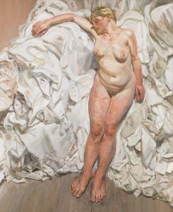 Standing by the Rags', Lucian Freud, 1988â€“9 | Tate