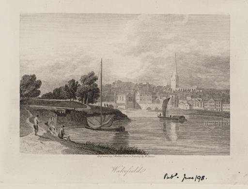 ‘Wakefield, engraved by Walker’, after Joseph Mallord William Turner ...