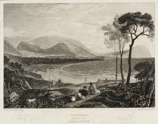 ‘Minehead and Dunster Castle, Somersetshire, engraved by W.B. Cooke ...