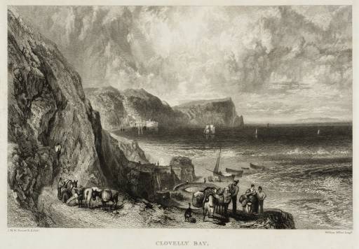 ‘clovelly Bay, Devonshire, Engraved By W. Miller’, After Joseph Mallord 