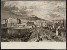 Naples, from the Mole, engraved by G. Cooke