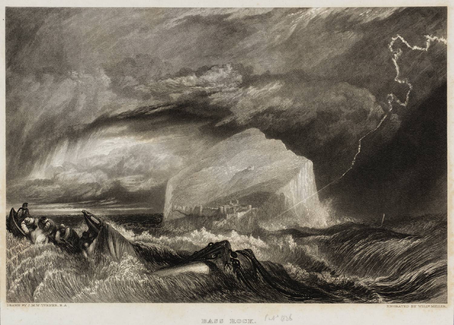 Bass Rock, engraved by W. Miller