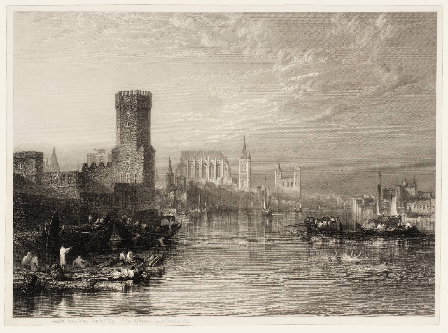 Cologne, engraved by E. Goodall