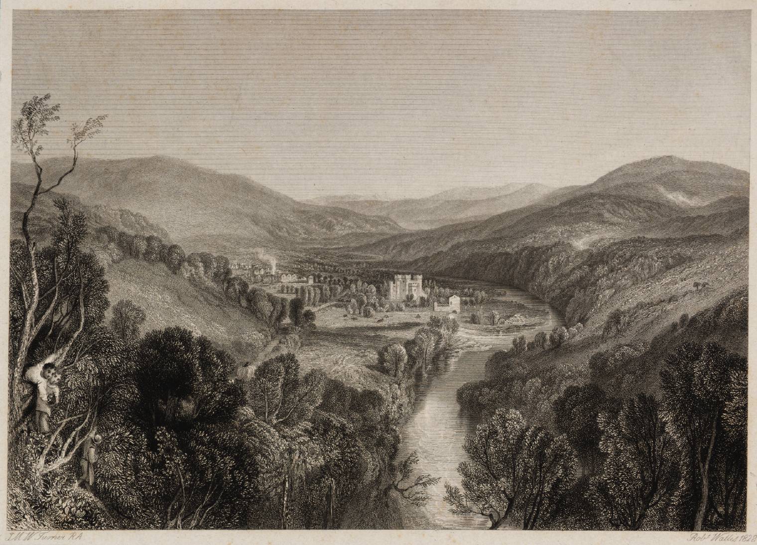 Buckfastleigh Abbey, Devonshire, engraved by R. Wallis