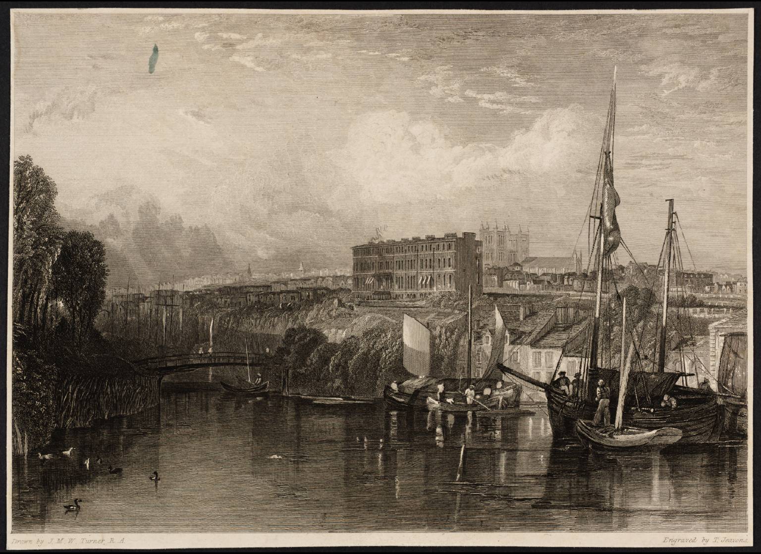 Exeter, engraved by T. Jeavons