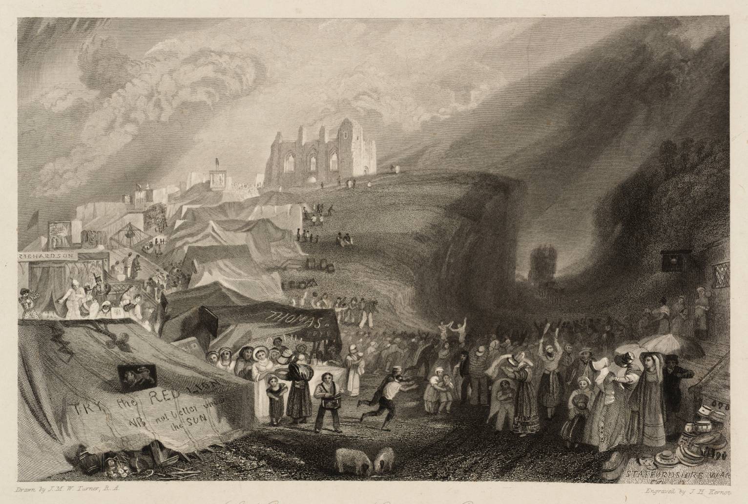 St Catherine’s Hill, near Guildford, Surrey, engraved by J.H. Kernot