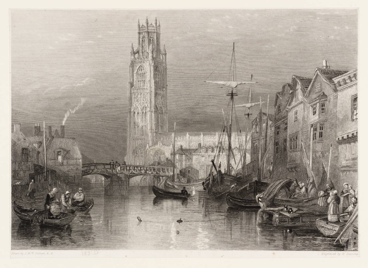 Boston, Lincolnshire, engraved by T. Jeavons