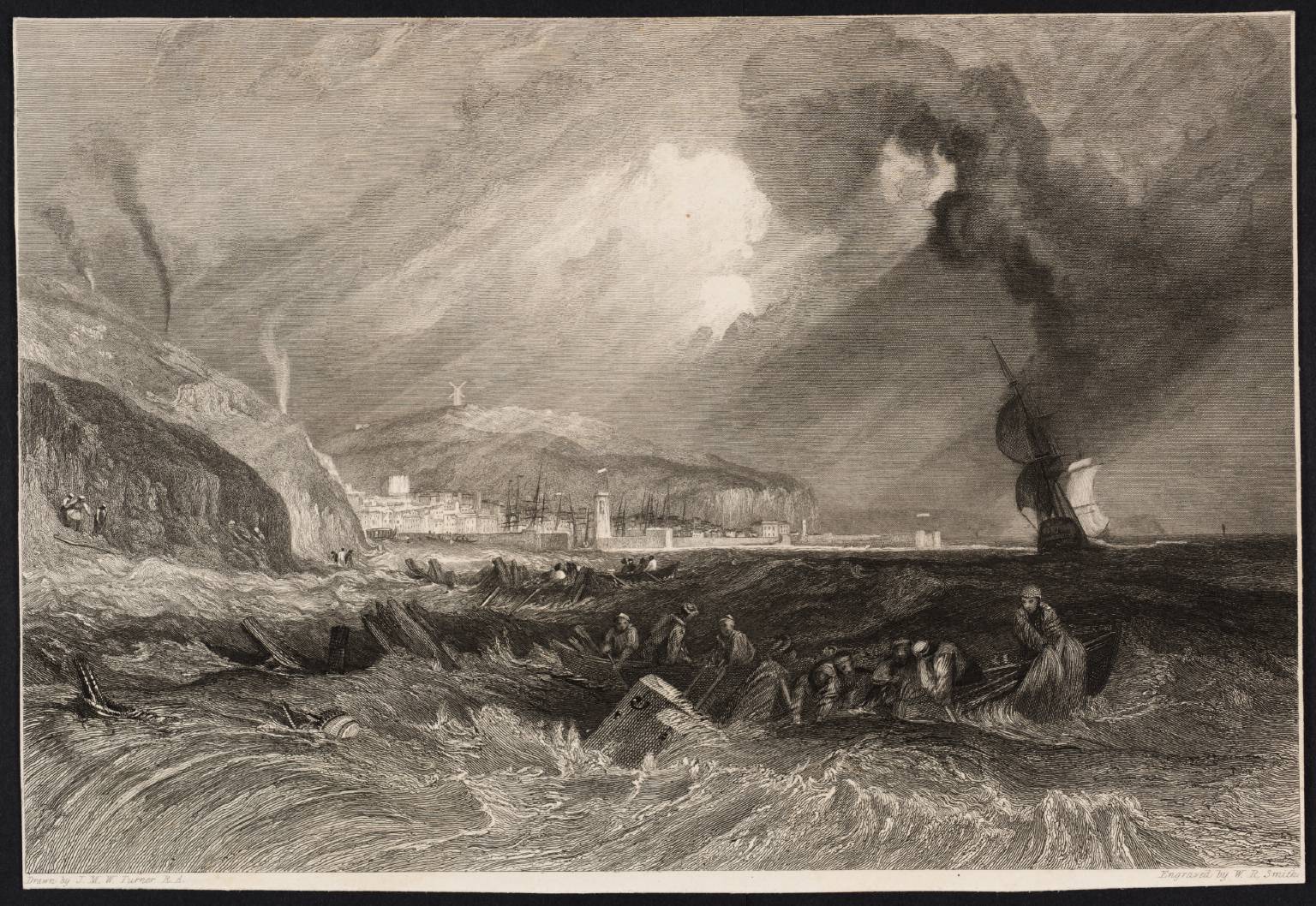 Whitehaven, Cumberland, engraved by W.R. Smith