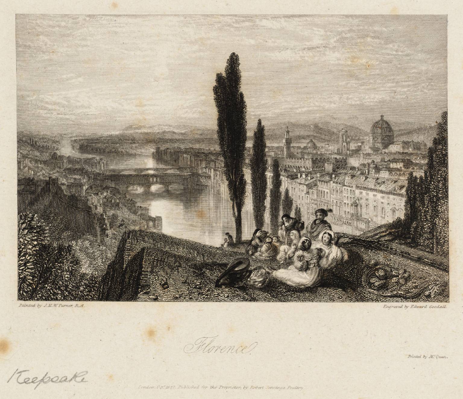 Florence, engraved by E. Goodall