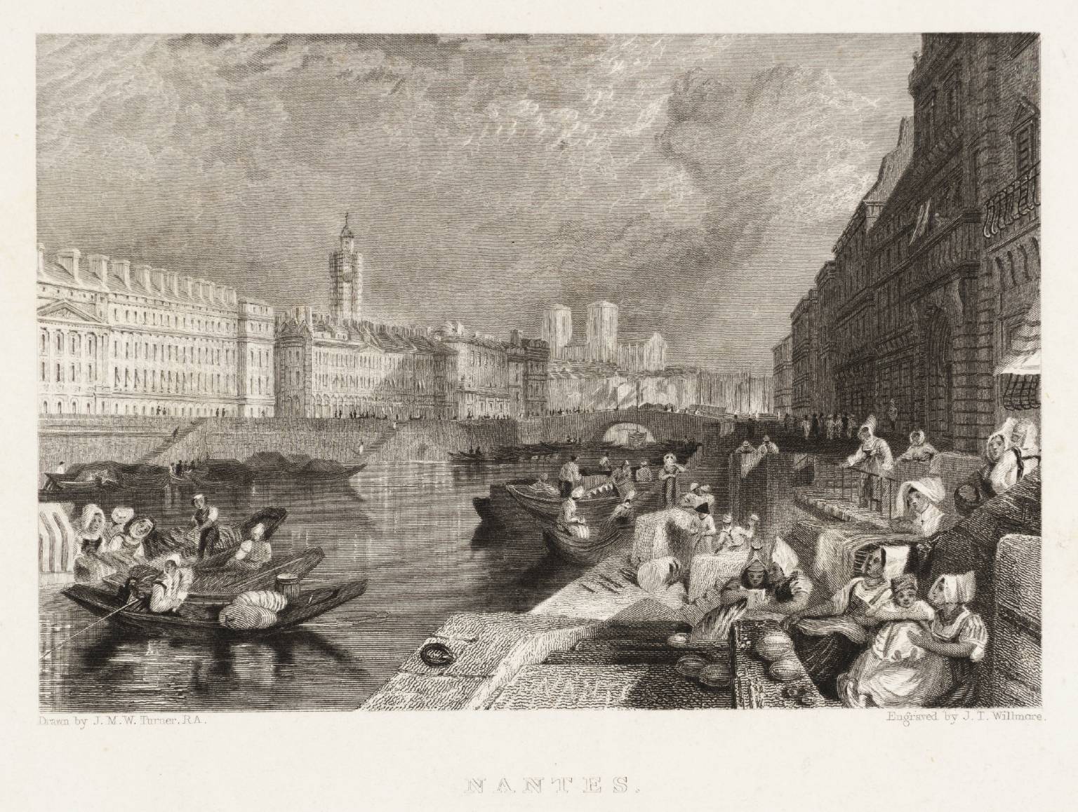 Nantes, engraved by Willmore