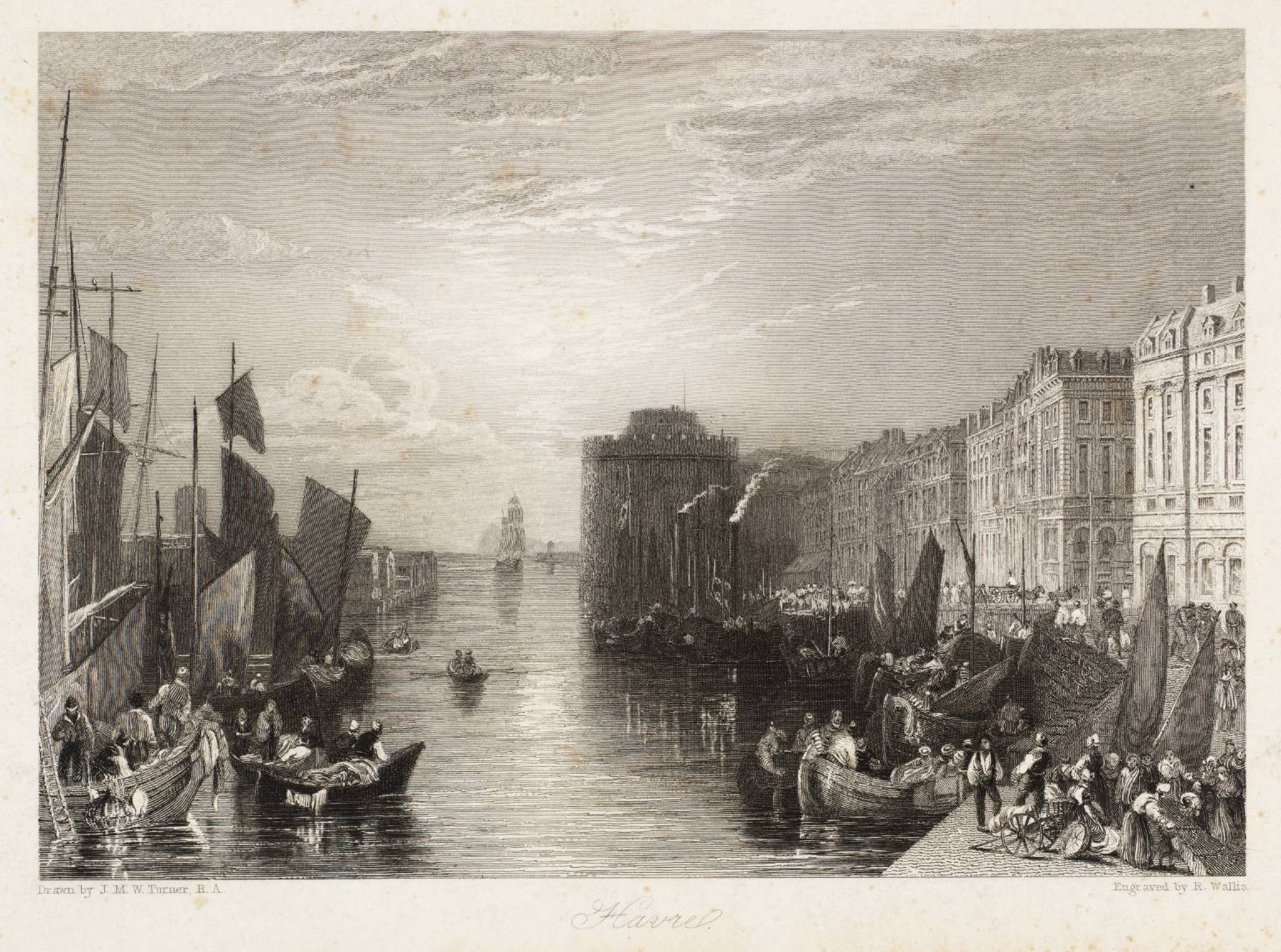 Havre, engraved by R. Wallis