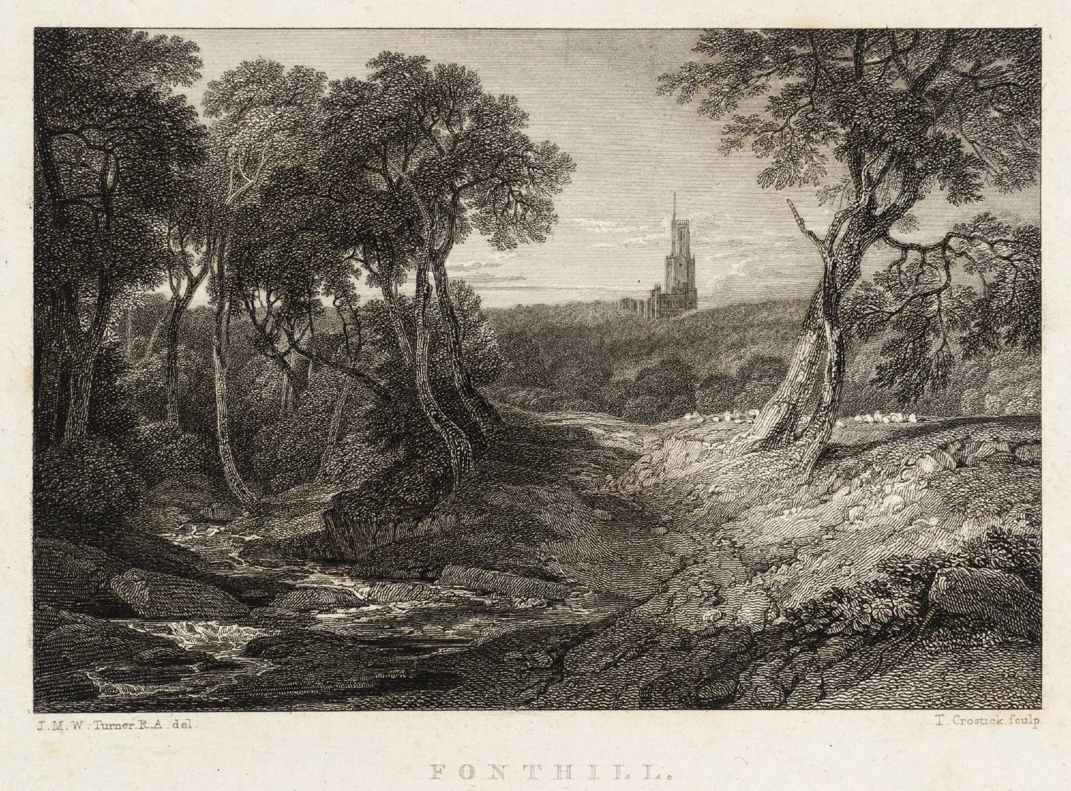 Fonthill, engraved by T. Crostick