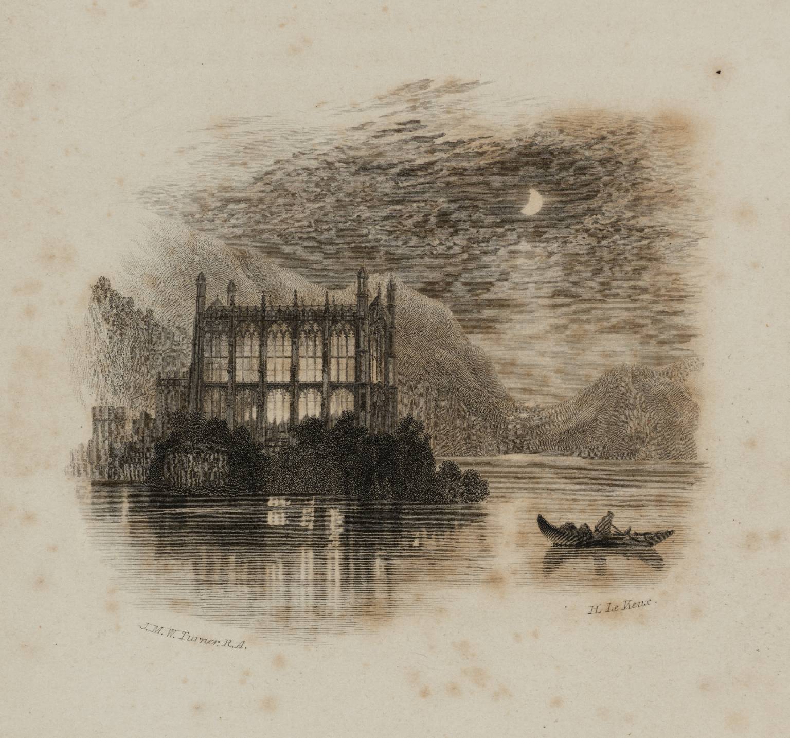 St Herbert’s Chapel, engraved by H. Le Keux