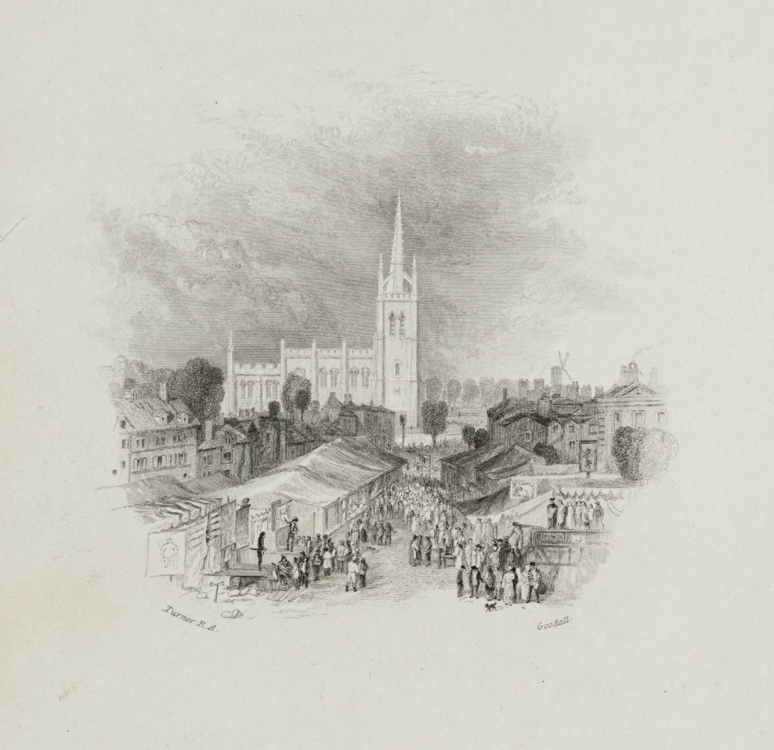 A Village Fair, engraved by E. Goodall