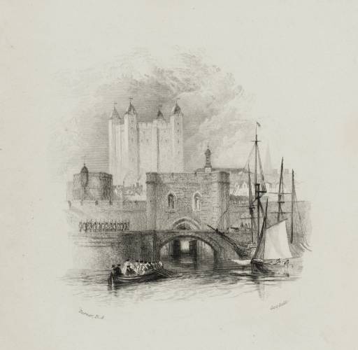 ‘traitor’s Gate, Tower Of London, Engraved By E. Goodall’, After Joseph 