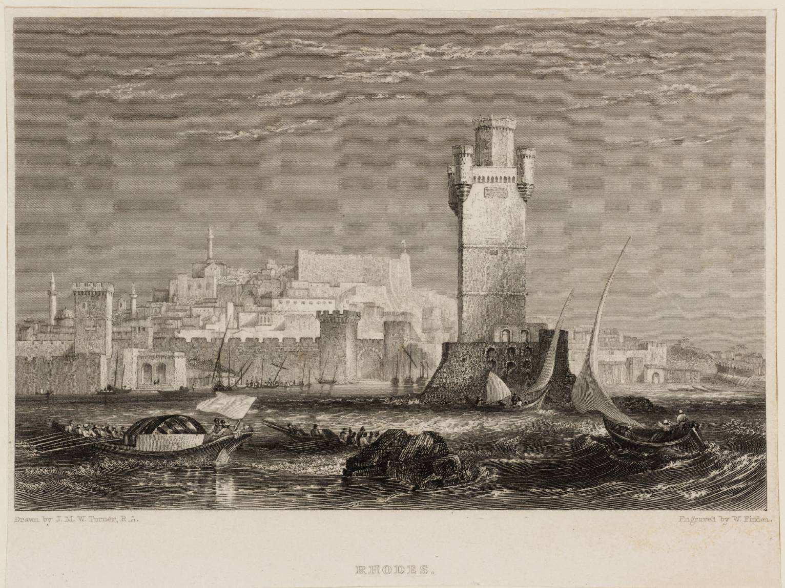 Rhodes, engraved by William Finden