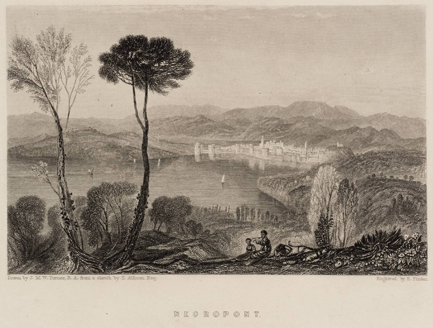 Negropont, engraved by Edward Finden