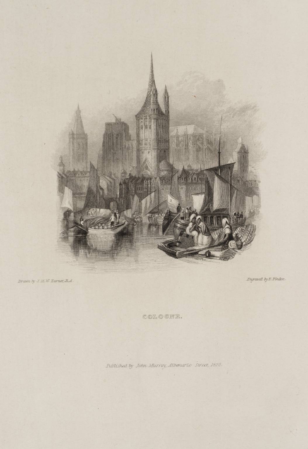Cologne, engraved by Edward Finden