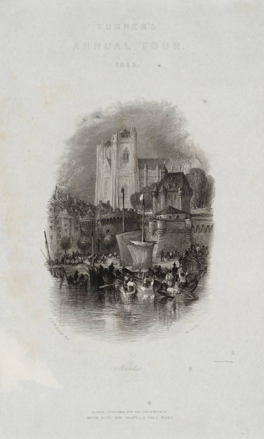Nantes (Vignette Title), engraved by W. Miller