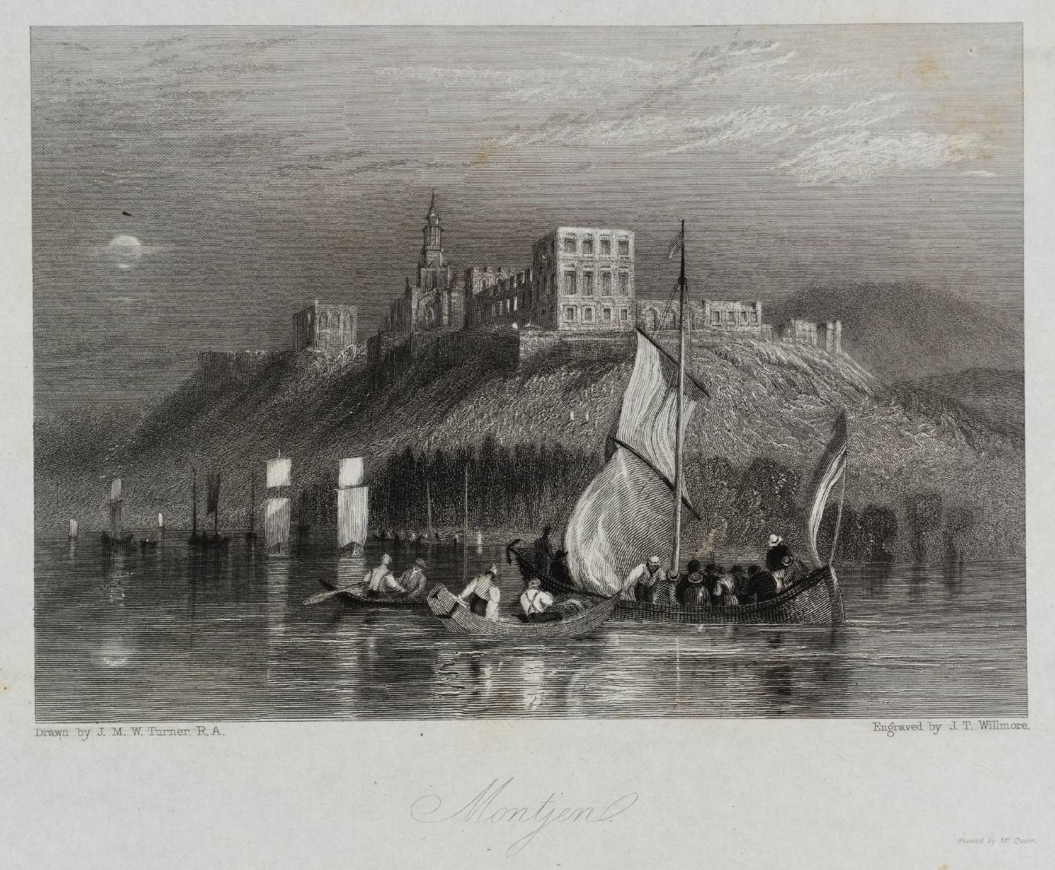 Montjen, engraved by Willmore
