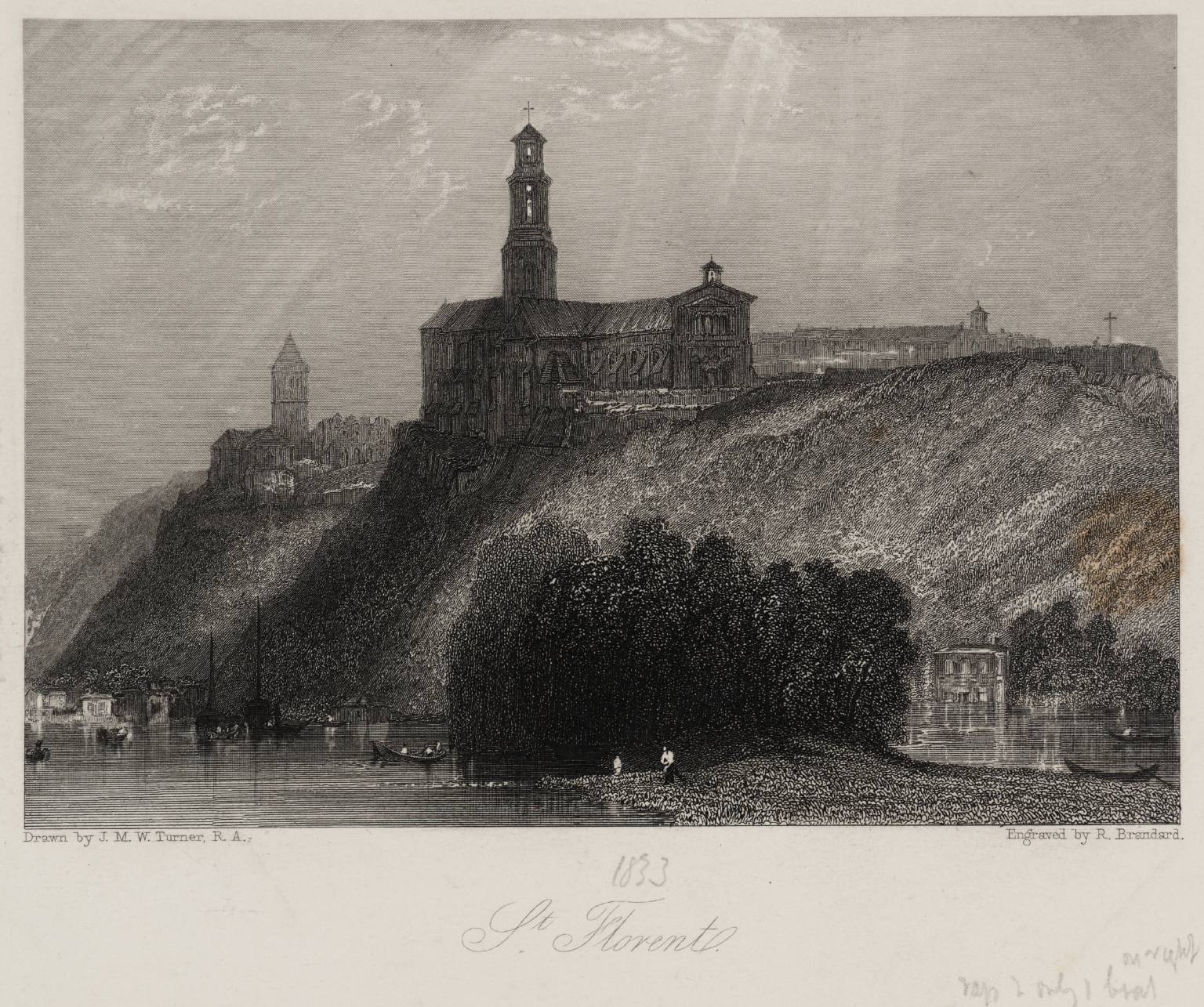 St Florent, engraved by R. Brandard