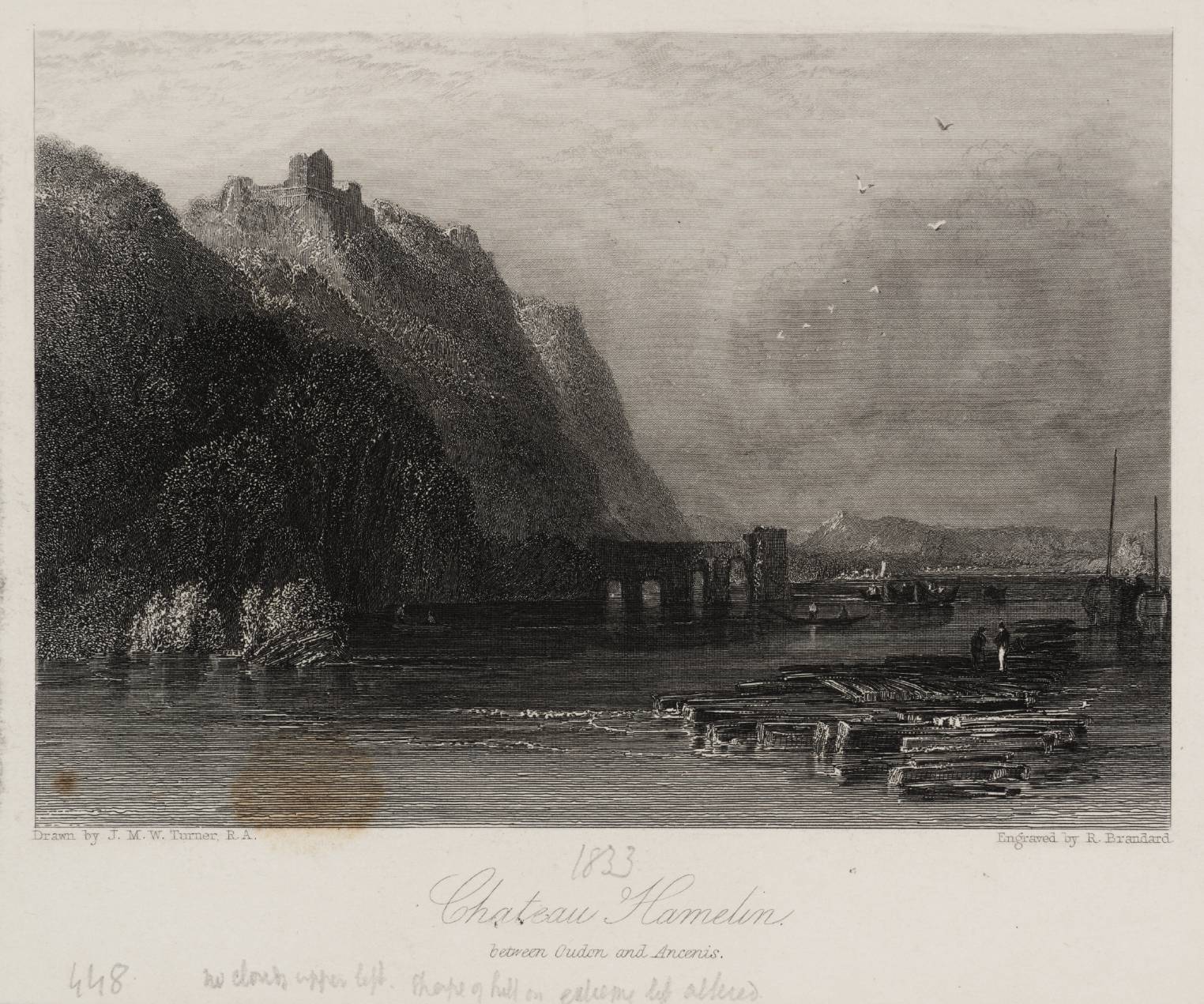 Château Hamelin, engraved by R. Brandard