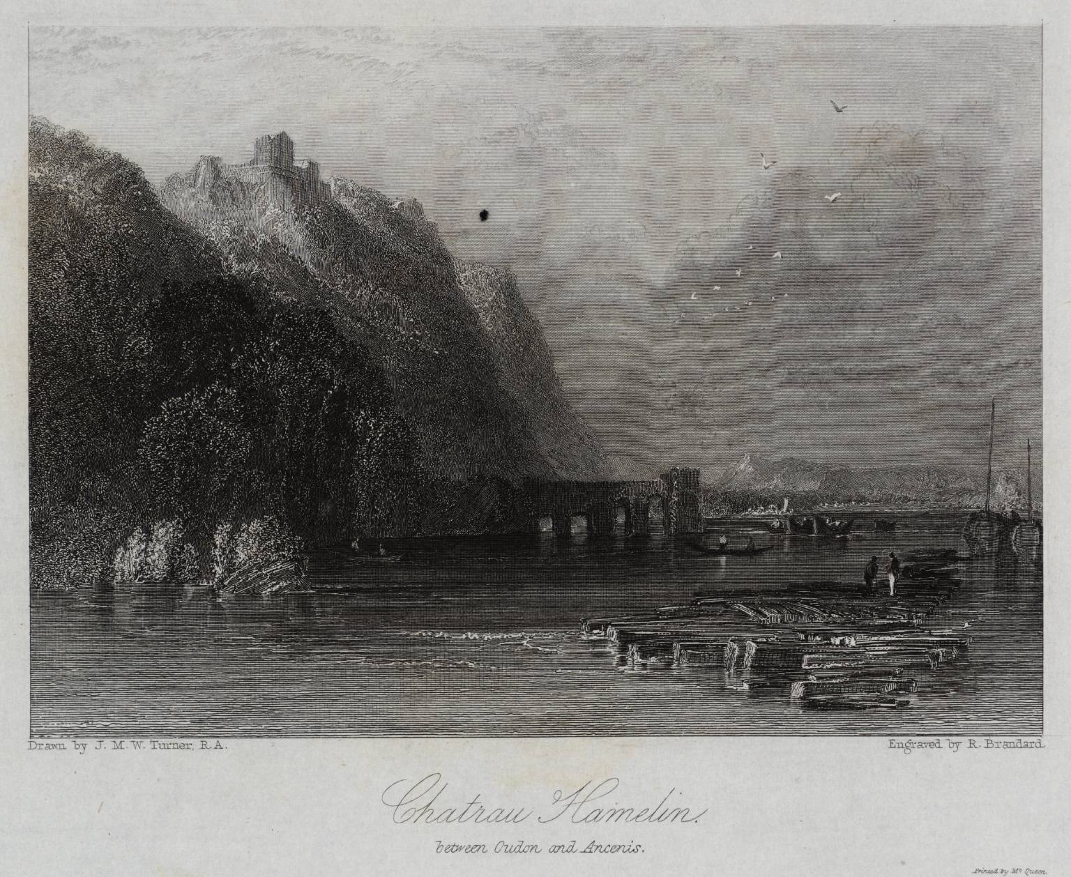 Château Hamelin, engraved by R. Brandard
