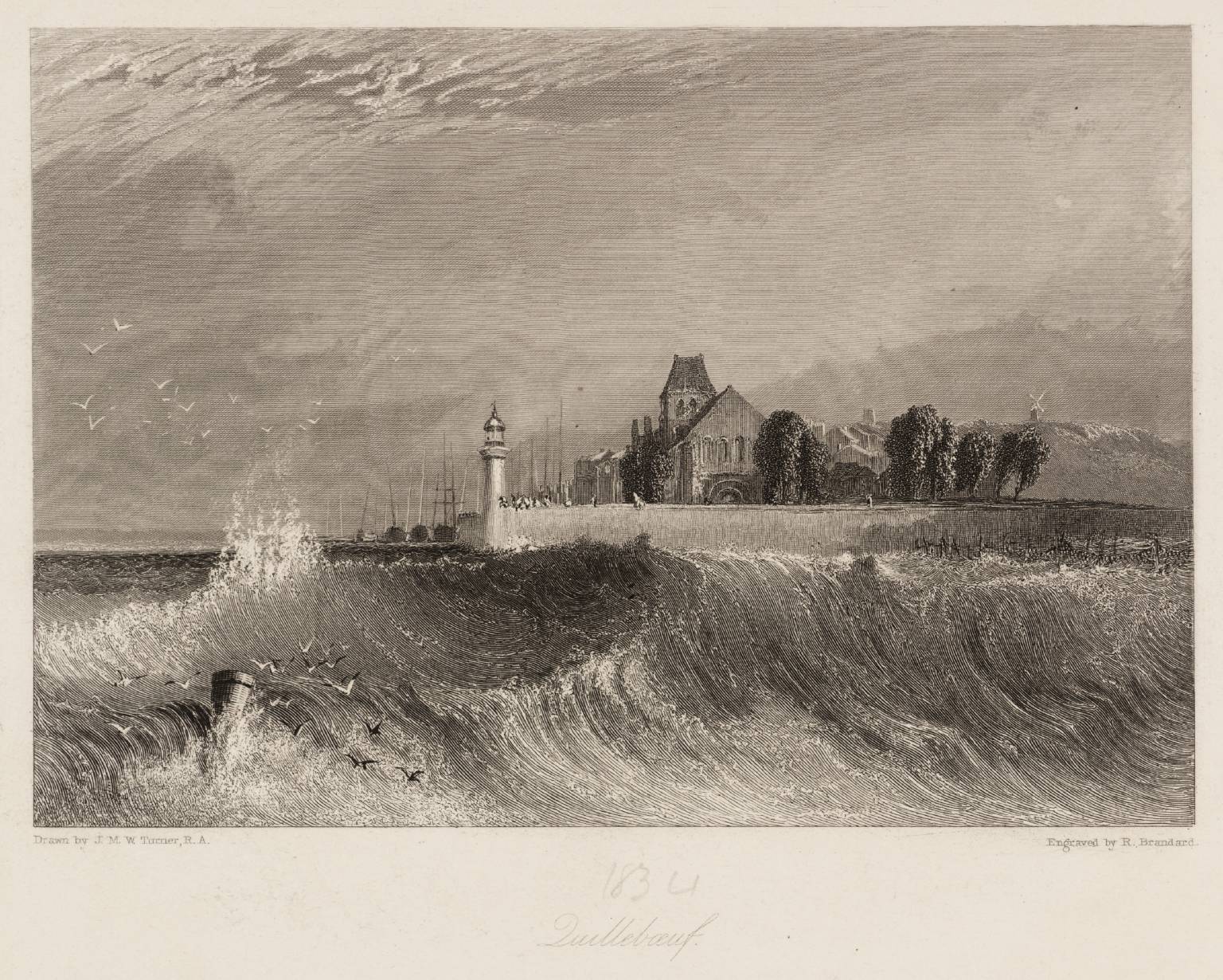 Quilleboeuf, engraved by R. Brandard