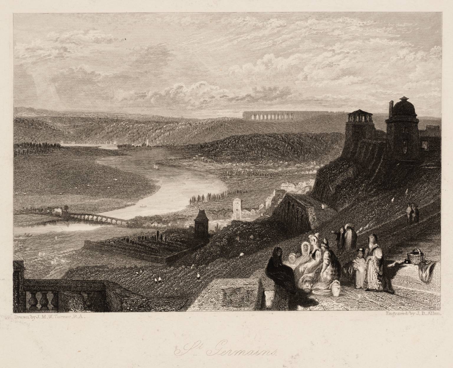 St Germains, engraved by J.B. Allen
