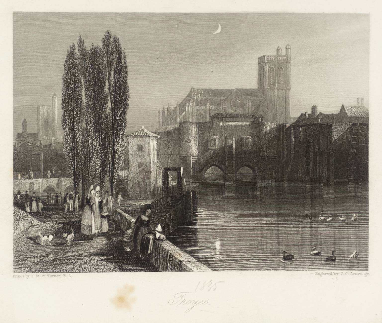 Troyes, engraved by Armytage