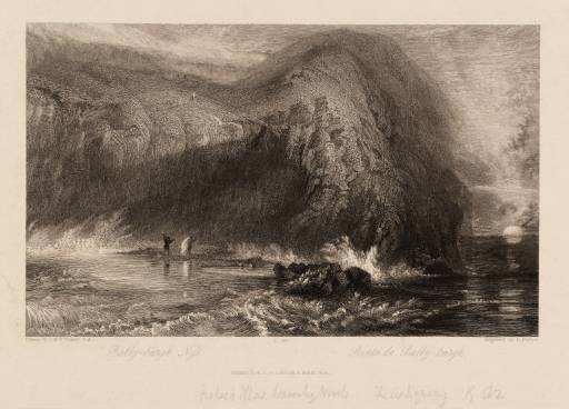 ‘Bally-burgh Ness, engraved by E. Finden’, after Joseph Mallord William ...